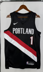 2026 Portland Trail Blazers Black #1 NBA Jersey-311