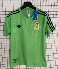 (S-4XL) 26-27 Special Jacquard Version Mexico Green Thailand Soccer Jersey AAA-0009