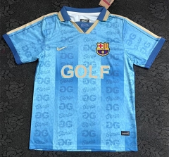 (S-4XL) 26-27 Joint Version Barcelona Blue Thailand Soccer Jersey AAA-7035