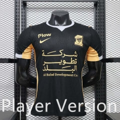 (S-3XL) Player Version 26-27 Al Ittihad Saudi 2nd Away Black Thailand Soccer Jersey AAA-888