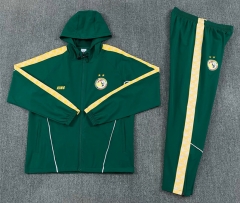 26-27 Senegal Green Thailand Soccer Trench Coat Uniform With Hat-2315