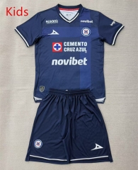 26-27 Cruz Azul 2nd Away Blue Kid/Youth Soccer Uniform-AY