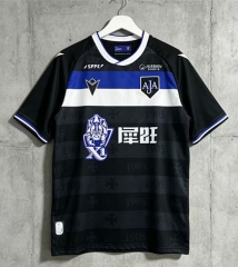 26-27 AJ Auxerre Away Black Thailand Soccer Jersey AAA-417