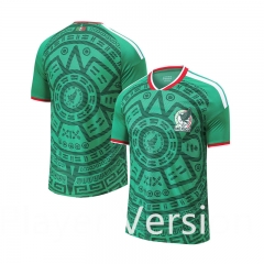 Without Brand Logo Player Version 26-27 Mexico Home Green Thailand Soccer Jersey AAA-9031