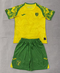26-27 Norwich City Home Yellow Soccer Uniform-AY