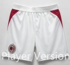 Player Version 26-27 AC Milan Away White Thailand Soccer Shorts-0871