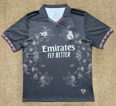 (S-4XL) 26-27 Y3 Special Version Real Madrid Black Thailand Soccer Jersey AAA-7810