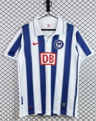 Retro Version 09-10 Hertha BSC Home Blue&White Thailand Soccer Jersey AAA-3257