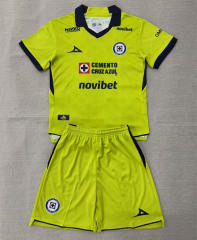 26-27 Cruz Azul Goalkeeper Fluorescent Green Soccer Uniform-AY