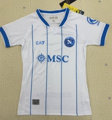 26-27 Napoli Away White Thailand Women Soccer Jersey AAA-1905