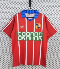 Retro Version 93-94 RCD Espanyol Home Red Thailand Soccer Jersey AAA-3257