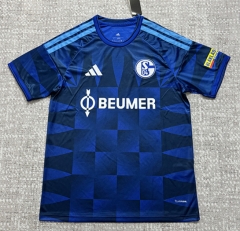 (S-4XL) 26-27 Schalke 04 Home Blue Thailand Soccer Jersey AAA-4506