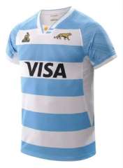 (S-5XL) 26-27 Argentina Home Blue&White Thailand Rugby Shirt