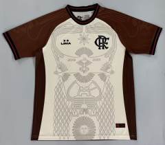 (S-4XL) 26-27 Limited Version Flamengo White&Coffee Thailand Soccer Jersey AAA-5668