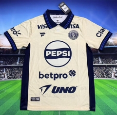 (S-4XL) 26-27 Motagua 3rd Away Beige Thailand Soccer Jersey AAA-3066