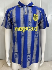 Retro Version 98-99 Aris Thessaloniki F.C. Away Blue Thailand Soccer Jersey AAA-3932