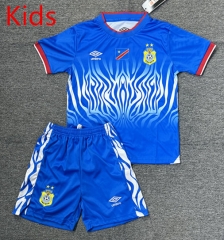 26-27 Congo Home Blue Kids/Youth Soccer Uniform-4247