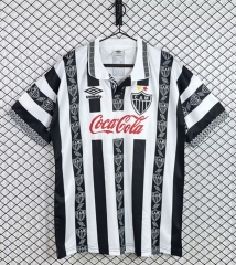 Retro Version 1995 Atlético Mineiro Home Black&White Thailand Soccer Jersey AAA-3257