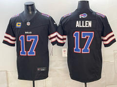 Fashion Version Buffalo Bills 3 Generations Black #17 NFL Jersey-0840