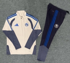 (S-3XL) 26-27 Club América Apricot Thailand Soccer Tracksuit-2483