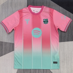 (S-4XL) 26-27 Special Version Barcelona Pink Thailand Soccer Jersey AAA-4927