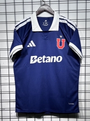 (S-4XL) 27-28 Universidad de Chile Home Royal Blue Thailand Soccer Jersey AAA-6032