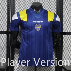 (S-3XL) Player Version 26-27 Retro Casual Version Boca Juniors Blue Thailand Soccer Jersey AAA-888