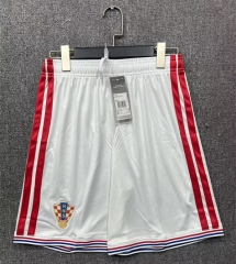 27-28 Croatia Home White Thailand Soccer Shorts