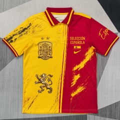 (S-4XL) 26-27 Special Version Spain Red&Yellow Thailand Soccer Jersey AAA-4927