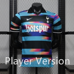 (S-3XL) Player Version 26-27 Casual Version Tottenham Hotspur Black&Blue Thailand Soccer Jersey AAA-888