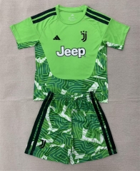 26-27 Juventus Goalkeeper Green Soccer Uniform-AY