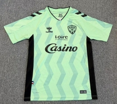 (S-4XL) 26-27 AS Saint-Étienne 2nd Away Green Thailand Soccer Jersey AAA-8025