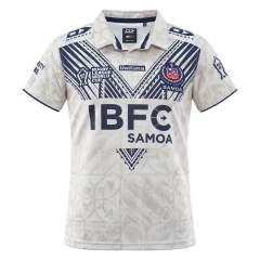(S-5XL) 2026 Samoa Away White Thailand Rugby Shirt