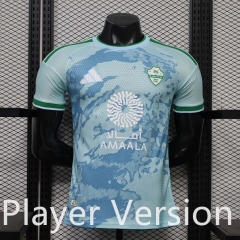 (S-3XL) Player Version 26-27 Al Ahli Saudi 2nd Away Blue Thailand Soccer Jersey AAA-888