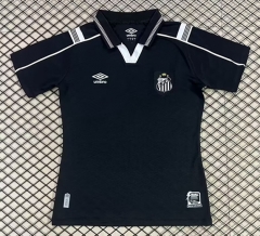 26-27 Santos FC 2nd Away Black Women Thailand Soccer Jersey AAA-7995