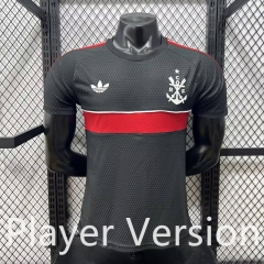 (S-4XL) Player Version 26-27 Retro Casual Version Flamengo Black Thailand Soccer Jersey AAA-4285
