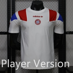 (S-3XL) Player Version 26-27 Retro Casual Version Bayern München White Thailand Soccer Jersey AAA-888