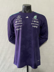 (S-3XL) 2026 Mercedes Purple LS Formula One Racing Suit