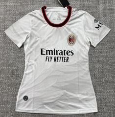 26-27 AC Milan Away White Women Thailand Soccer Jersey AAA-6723