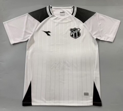 (S-4XL) 26-27 Ceará SC Away White Thailand Soccer Jersey AAA-5668