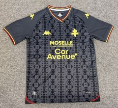 (S-4XL) 26-27 FC Metz 2nd Away Black&Grey Thailand Soccer Jersey AAA-8025