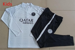26-27 Jordan PSG White Ink jet Kids/Youth Soccer Tracksuit-815