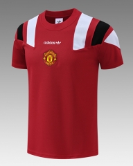 26-27 Manchester United Red&White Thailand Soccer Training Jersey-418