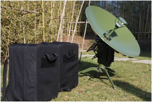 1.2m auto acquire flyaway antenna