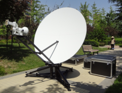 Alignsat 1.8m C and Ku band Carbon Fiber Flyaway Antenna