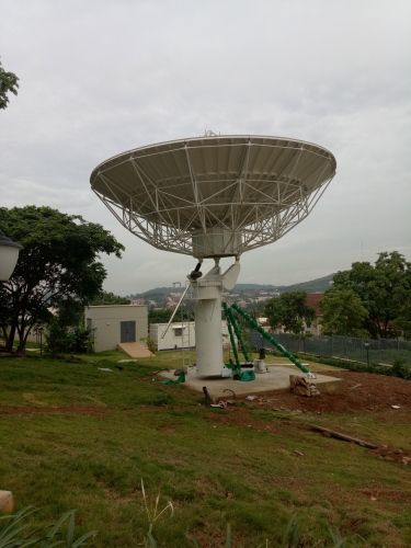 The 7.3&9.0 Meter Earth Station Antennas for  TV Station from African continent