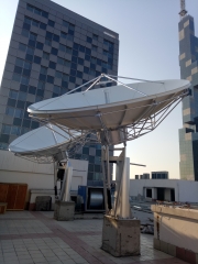 Shanghai Pudong TV Station Satellite Communication Antenna Project