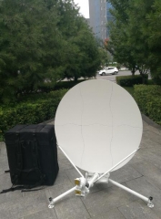 1.0m manual carbon fiber flyaway antenna to oversea customer