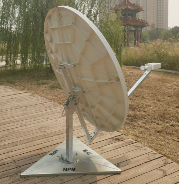 Alignsat 1.2m ku band fiber glass panel manual antenna