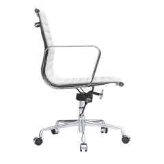 Charles Eames Style Mid Back Ribbed Management Office Chair